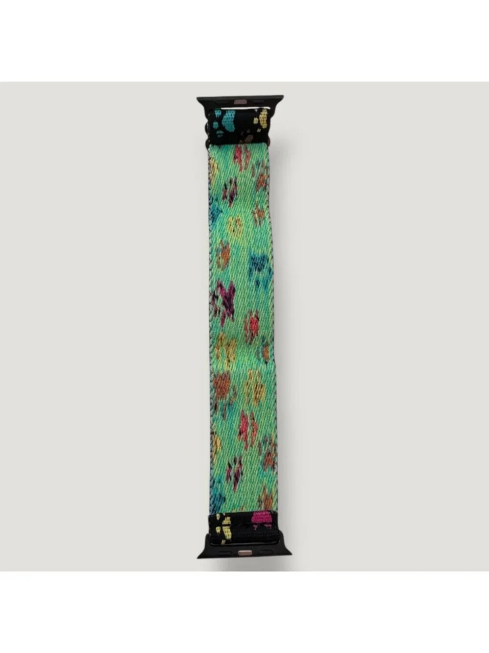 Colorful Woven Paw Print Watch Band For 44/45/46/49MM Apple Watch, NIB